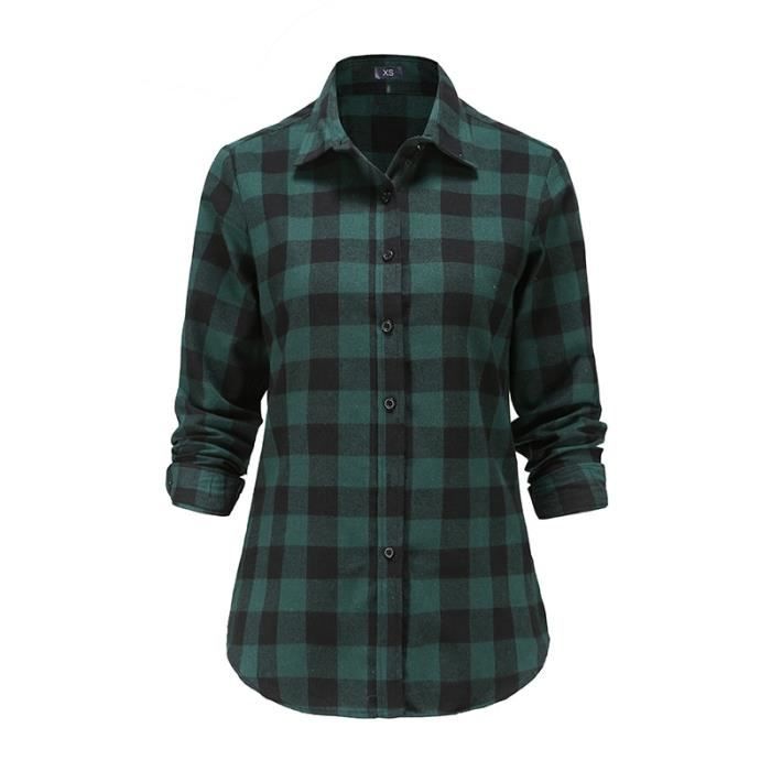 Chemise à carreaux femme grande taille on sale