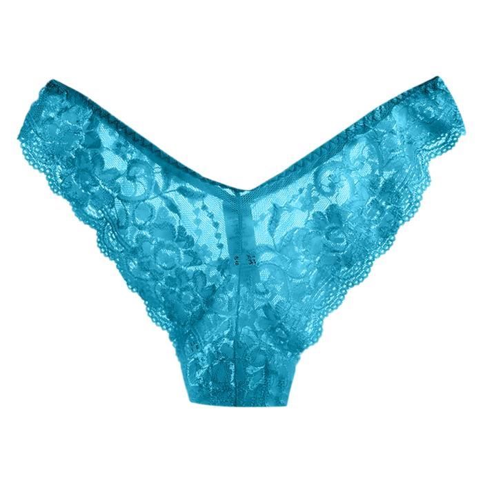 Slip bleu femme hotsell
