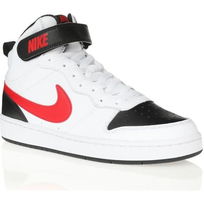 Baskets NIKE blanche, noire et rouge - Chaussures de sport Sport