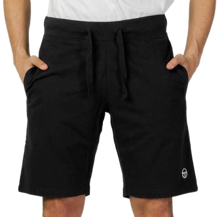 Short en coton à logo brodé - Sergio tacchini - Homme