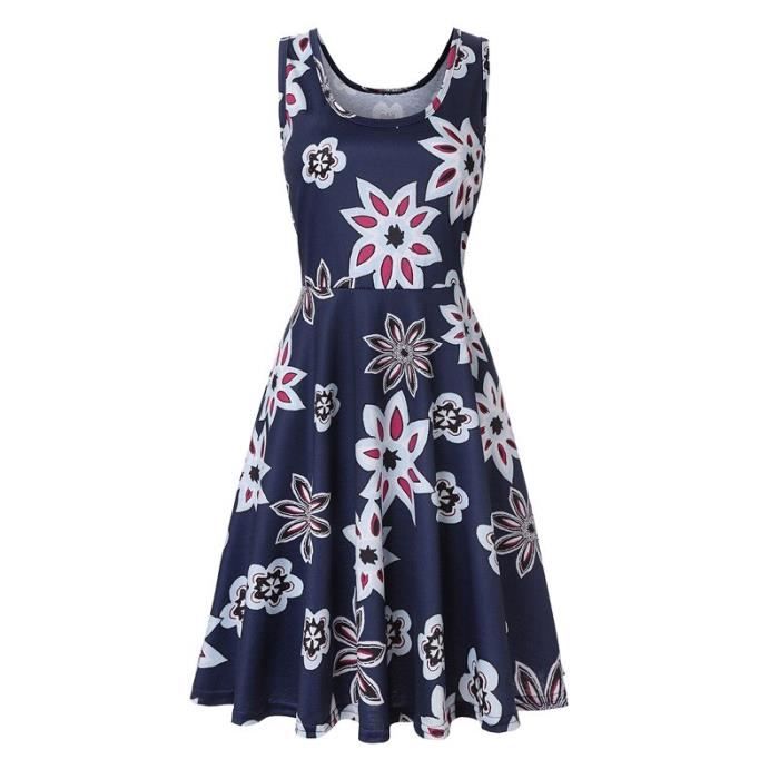 Robe Hugo Boss Avelva Sans Manches Col V - Soie Et Coton - Taille S (UK 8) - Occasion Très Bon état