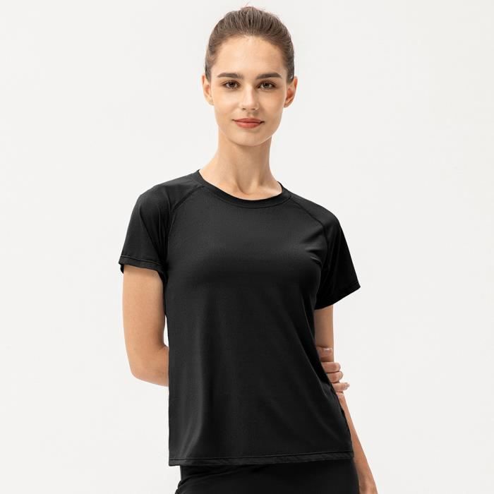 T-shirt de sport Femme INSFITY - Col rond Manches courtes - Séchage rapide  - Fitness