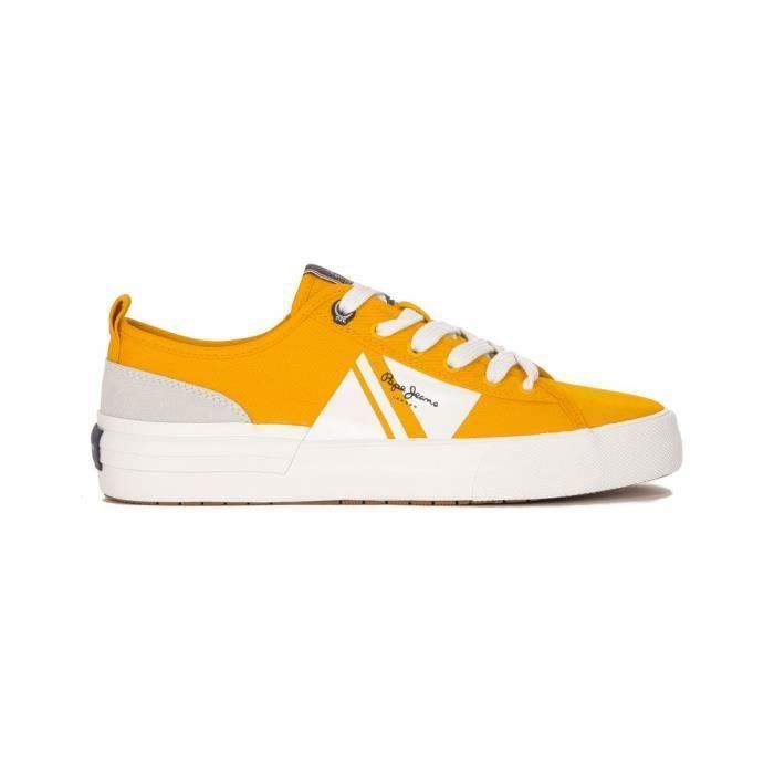 Pepe Jeans Chaussures PEPE JEANS Allen Flag Color Yellow Jaune - Homme/Adulte