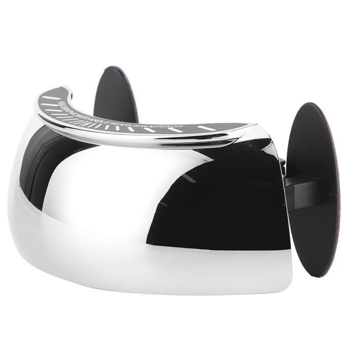 Rétroviseurs Latéraux Moto Circulaires 3 Pouces - En Aluminium, Convexes, Réglables 360° - Pour Guidon 7/8" - 5