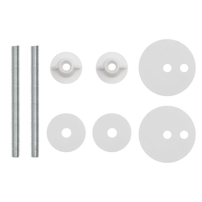 Vis De Fixation Pour Siège De Toilettes - Lot De 2, En Nylon Et Acier, Installation Facile, Remplacement Universel