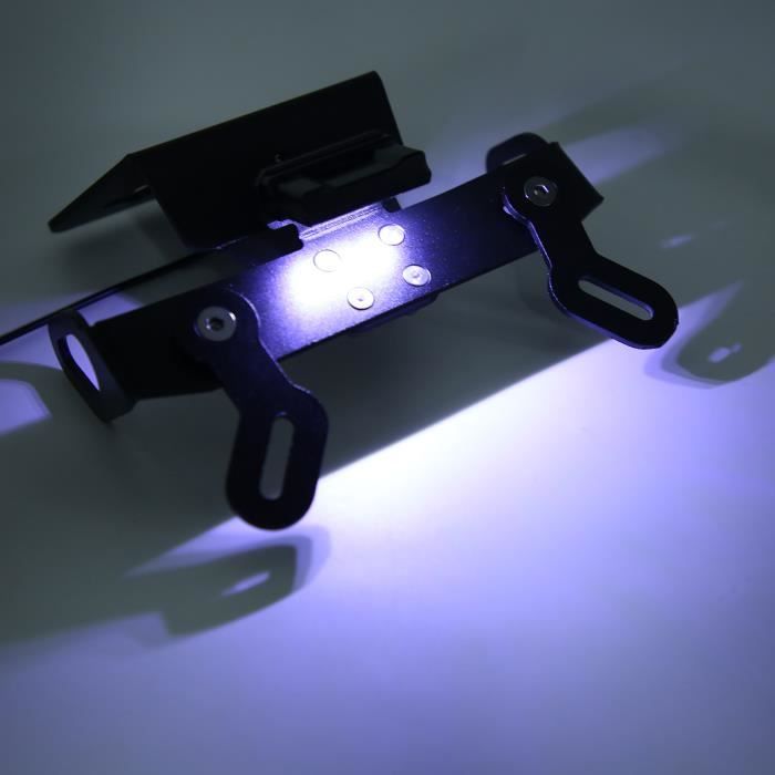 Kit élimination Garde-boue Arrière Moto Avec Support Plaque LED - Compatible Yamaha XJ6N, XJ6 Diversion, FZ-6R (2009-2017) - 6
