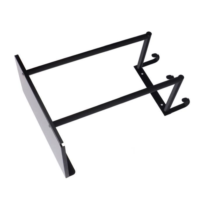 Porte-Serviettes à Suspendre Sur Radiateur – 35 Cm, Sans Perçage – Pour Salle De Bain Ou Chauffage, Noir Ou Blanc