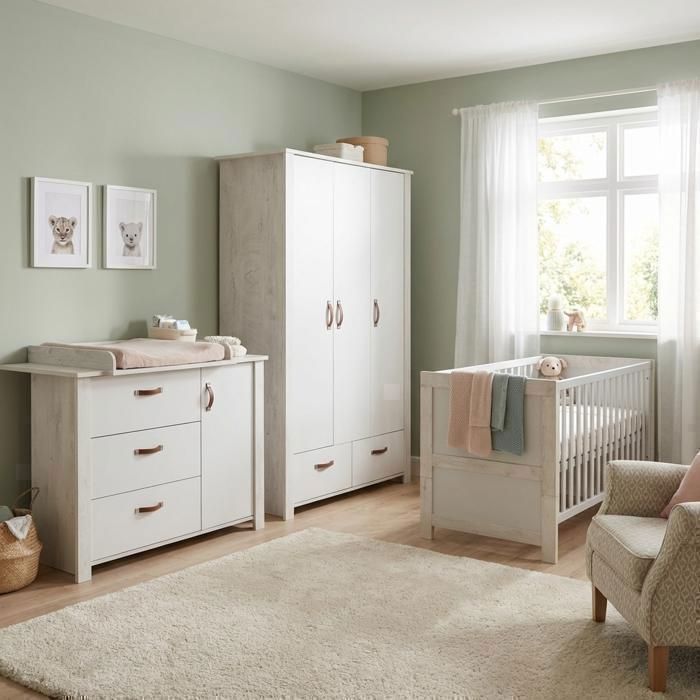 Roba Chambre Bebe Complete Mila Lit 70x140 Cm Commode A Langer Armoire Gris Clair Cdiscount Puericulture Eveil Bebe