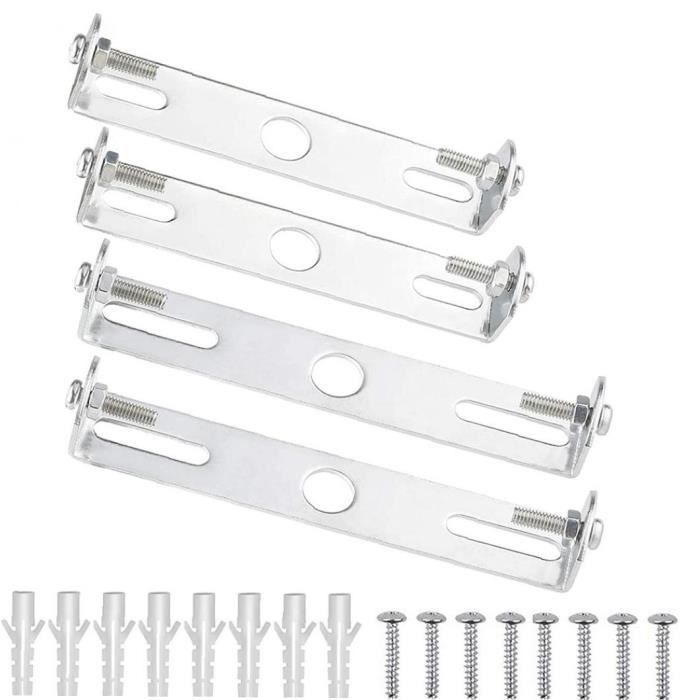 Support De Plafonnier Uxcell 75x18x16 Mm - Lot De 4, Pour éclairage Bureau, Neuf