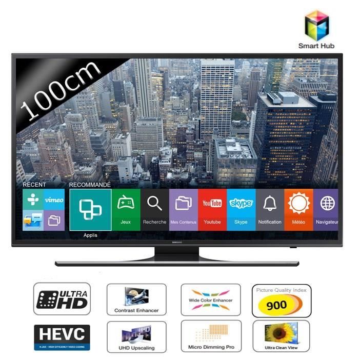 SAMSUNG UE40JU6400 Smart TV LED UHD 4K 100cm Cdiscount TV Son Photo