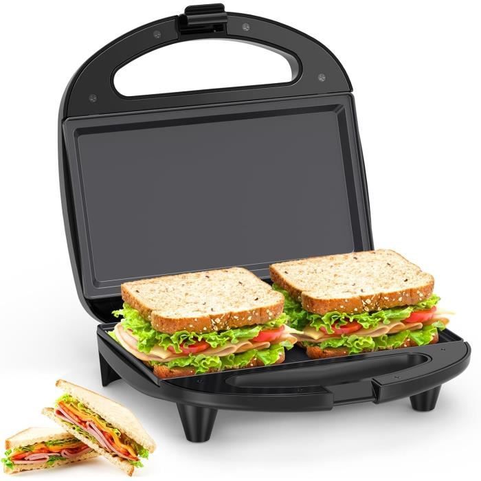 Appareil à Croque Monsieur 7 en 1, Machine à Sandwich, Gaufrier, Presse