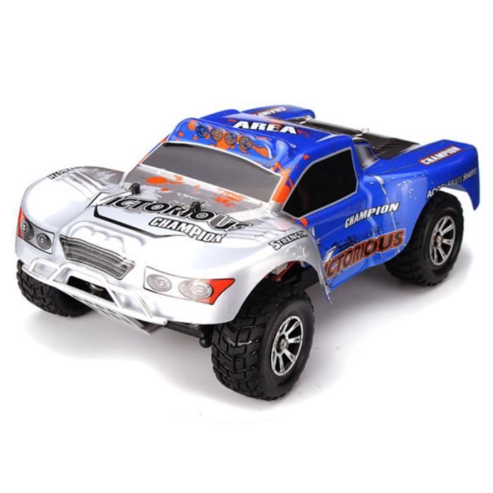 VGEBY Pneus 1/7 Short Course – 4 Pièces Jante Blanche, Caoutchouc, Adhérence Renforcée – Pour ARRMA Mojave UDR #611