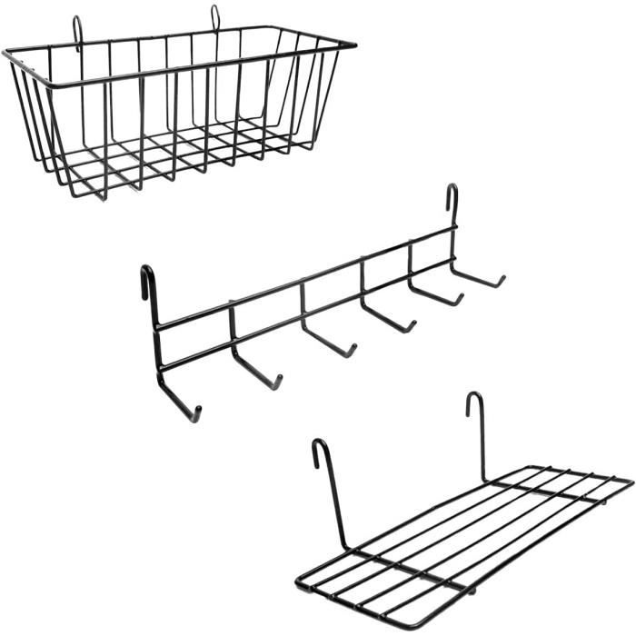 Flisdtry Organisateur à Suspendre Colliers Bijoux - Rangement Porte Gris 79,5 Cm