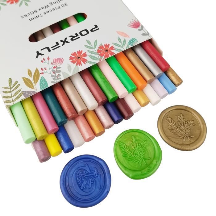 26 Bâtons De Cire à Cacheter Pour Pistolet à Colle - Lot Neuf, Pour Cachets De Cire Rétro