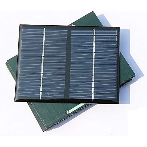 Panneau Solaire 5W 12V Étanche - Chargeur Solaire Extérieur - Pour Batterie 9-12V - Jardin, Camping