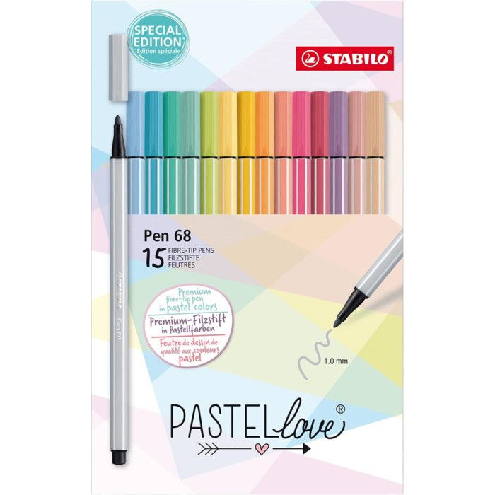 Stabilo Etui Carton De 30 Feutres Point - Réf 378/1-30-01 - Neuf
