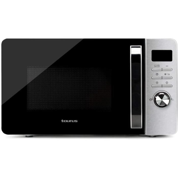 Taurus Fastwave Micro-ondes numérique avec grill, ModoECO, 900 W, 1000 W, Dégivreur, MultiCook, QuickStart,