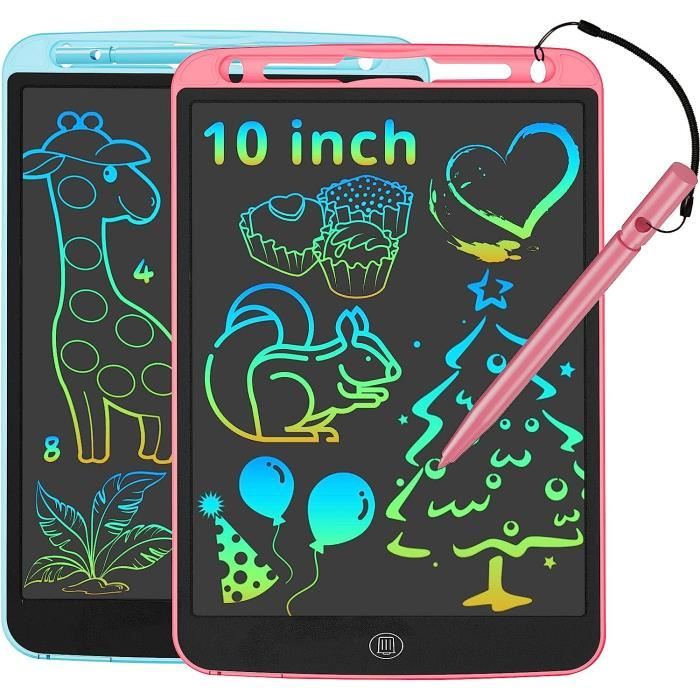 Tablette Dessin Enfant 2 Pack, Tablette Graphique De 10 Pouces