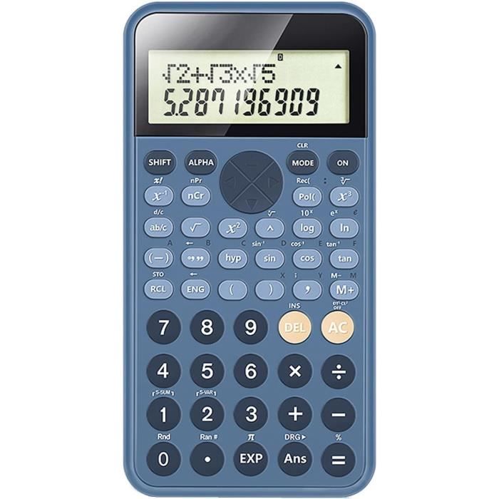 Calculatrice scientifique calculatrice multifonction de college