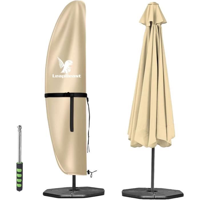 Housse De Parasol Couverture De Protection UV Imperméable De Protection