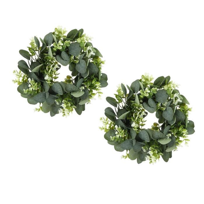 2 Pièces Guirlande Eucalyptus Artificiel 200 Cm - Décoration Mariage Arche Et Jardin