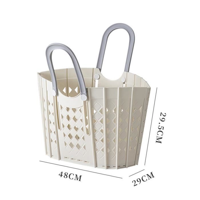 Panier pliant NATURA coloris assortis