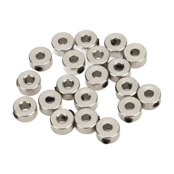 20 Colliers De Roue Pour Avion RC - Acier Inoxydable 3.1 Mm, Pour Train D'atterrissage Modélisme