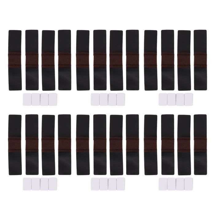 50 coussinets de chaise en téflon avec clous (19 mm), coussinets de
