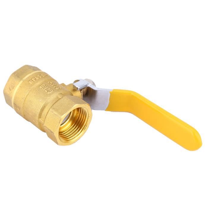 Robinet à Bille De Tuyau En Laiton Filetage Mâle Et Femelle 3/4 "BSP DN20, Robinet à Bille En Laiton, Robinet à Bille à Passage Intégral De Qualité