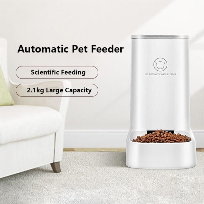 DISTRIBUTEUR D ALIMENT Pet food feeder Distributeur eau automatique pour chien et chat bol alimentation amovible et lavable Cdiscount