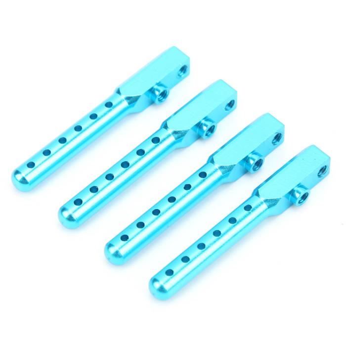 4-Pack Supports Carrosserie RC Alliage Aluminium Avec Clips - Compatible Axial SCX10 1/10