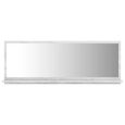 Nouveauté!Miroir Décoratif - Miroir Attrayante salon de salle de bain Gris béton 100x10,5x37 cm Aggloméré246-1