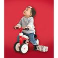 Porteur Métal Rookie - Rouge - SMOBY - Pour Enfant dès 12 mois - 4 roues silencieuses et poignée de transport-1
