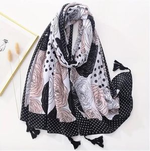 Écharpe Femme Fausse Fourrure Lina & Lily - Tour De Cou Avec Pompon Design Européen
