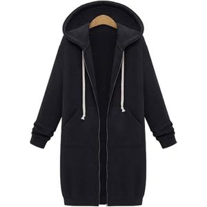 Manteau Femme Hiver Minetom - Parka Matelassée Avec Capuche - Mi-longue, Zippé, Poches - Coupe Décontractée