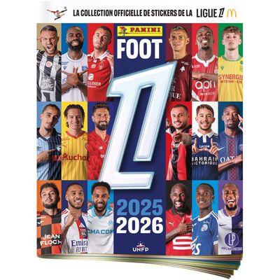 Promo 5 Pochettes Panini Foot 2025-2026 Ligue 1 Mcdonald's + 1 Album Offert* chez Auchan Promo 5 Pochettes Panini Foot 2025-2026 Ligue 1 Mcdonald's + 1 Album Offert* chez Auchan