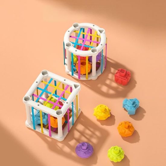 Jouet de tri de bloc de forme colorées montesseri jeu de triage ,jouet  d'apprentissage pour bébé 👧🧒🥰🤩🤗😇 Pour commander n'hésitez pas à nos…