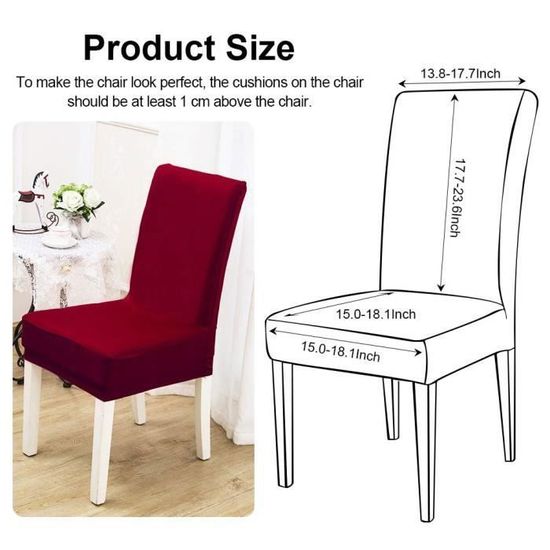 Housse de Chaise de Salle a Manger Extensible, Morbuy Fleur Décoration pour Jardin Bureau Hôtel Maison, Haut Dossier Stretch Housse Couverture