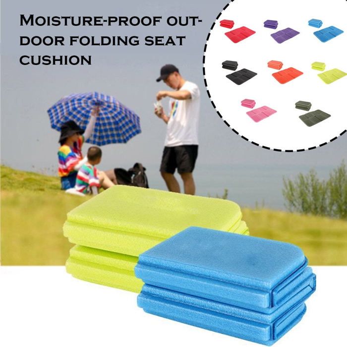 Tapis d'assise résistant à l'humidité pliable pour camping, pique-nique Tapis d'assise résistant à l'humidité pliable pour camping, pique-nique
