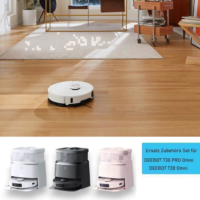 12 Sacchetti Di Ricambio Per Aspirapolvere Deebot T30 / T30 Max / T30 Pro - Tessuto Non Tessuto, Kit Manutenzione Sostitutivo