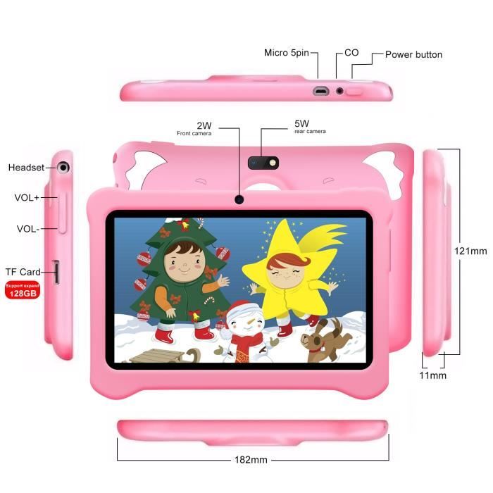 Tablette tactile Android 9.0 Pie 3Go +32Go ROM1