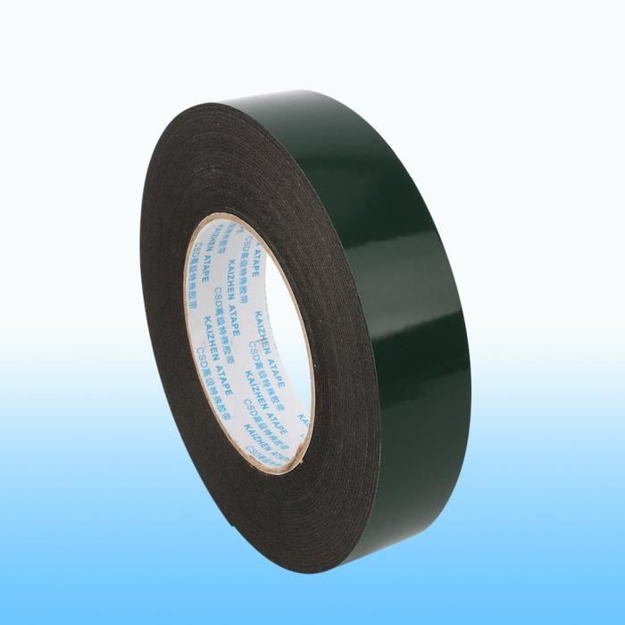 Ruban Adhésif Double Face Mousse Noir – 15 Mm X 10 Mètres, Multi-surface, Oc-pro
