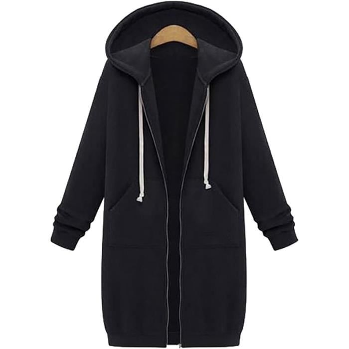 Sweat long noir femme new arrivals