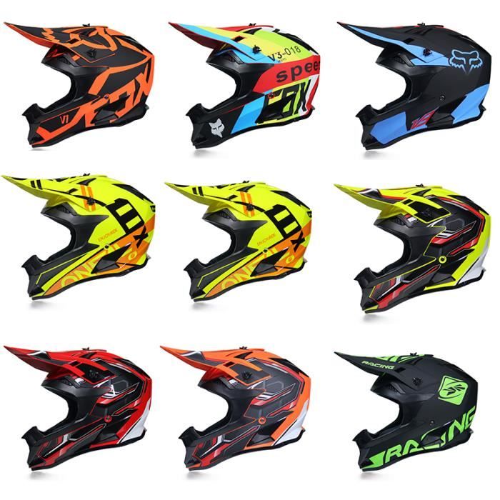 Casque Motocross Enfant + Lunettes + Gants - DOT Standard Quad VTT Go Karting