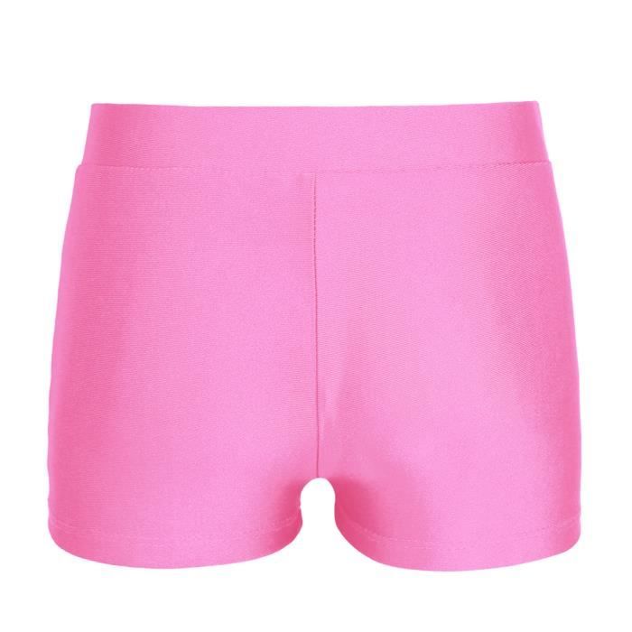 Freebily Enfant Fille Short de Sport Gymnastique Short de Danse
