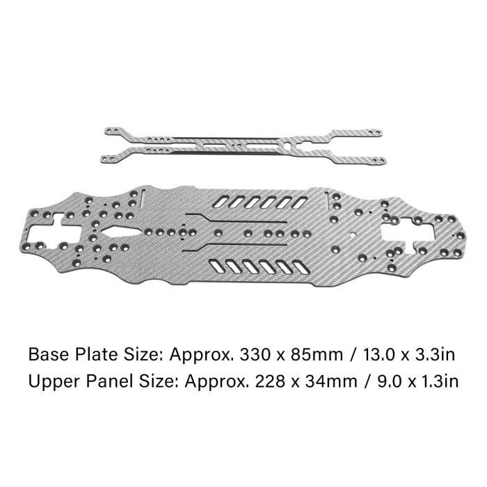 Vente Ensemble de châssis en fibre de carbone LCG, plaque de protection de rail de cadre pour Vente Ensemble de châssis en fibre de carbone LCG, plaque de protection de rail de cadre pour