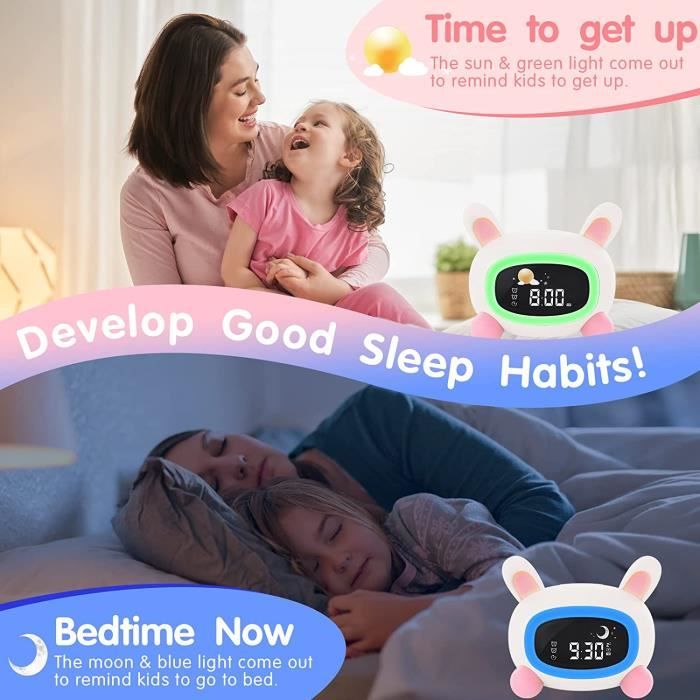 Réveil Numérique Pour Enfants,Réveil Digitale Horloge Numérique Lcd Réveil Numérique Pour Enfants,Réveil Digitale Horloge Numérique Lcd