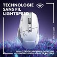 Souris Gaming Sans Fil - LOGITECH G - G502 X LIGHTSPEED - Boutons Hybrides LIGHTFORCE - Port USB-C - Blanc-2
