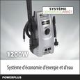 Powerplus Nettoyeur Haute Pression Électrique POWXG90400 - 1200 W, Fonction Start/Stop,  Max. 100 Bars,  50°C, Tuyau de 3 m-2