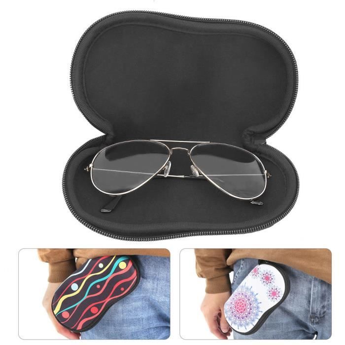 Pochette à lunettes + son chiffon d'essuyage - Un grand marché